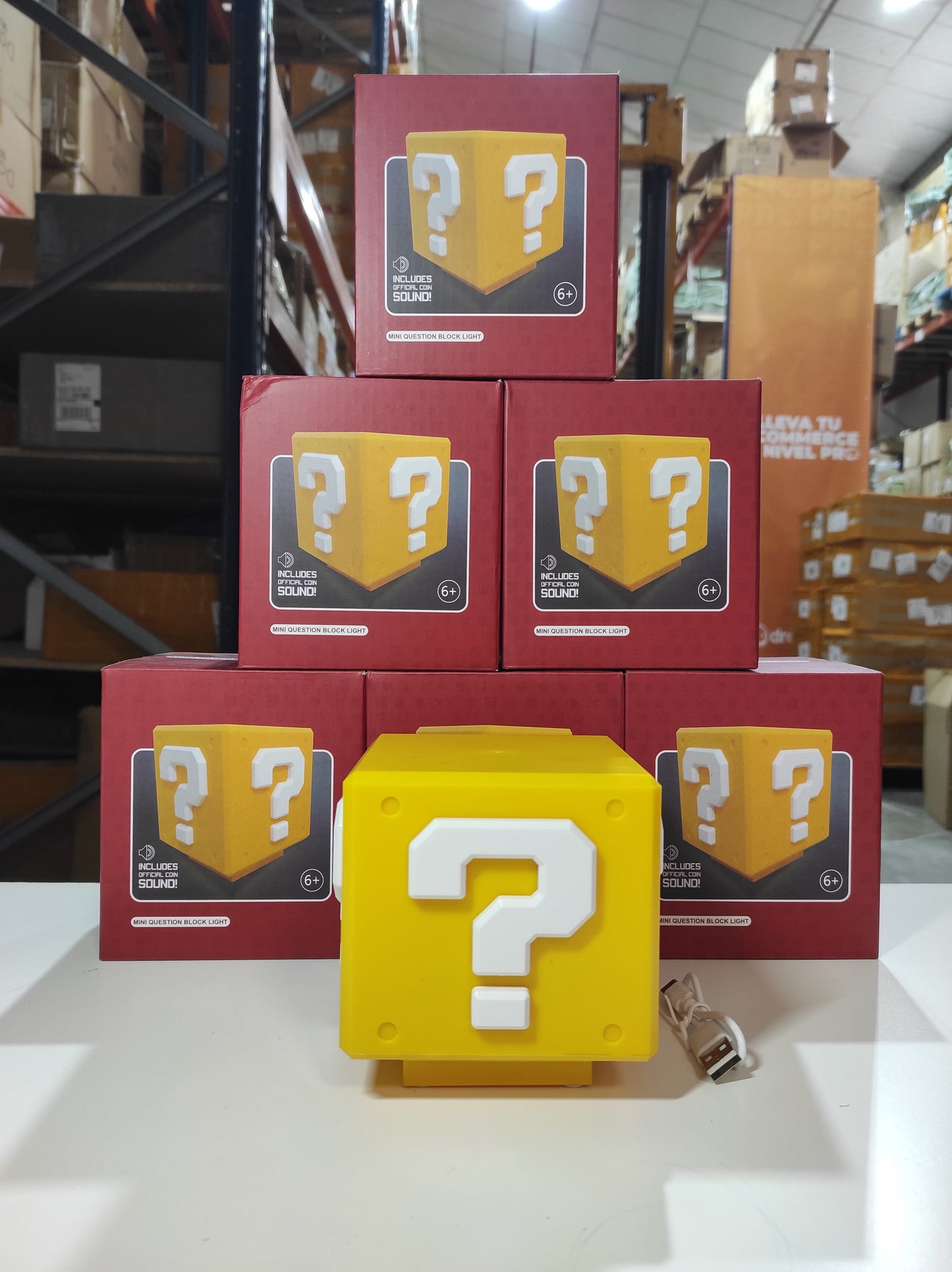 Lampara Mistery Block - Super Mario